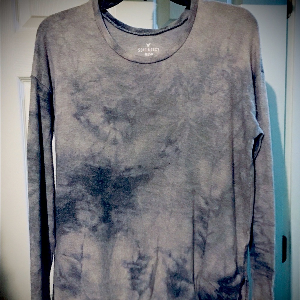 Soft and Sexy Plush AE tie dye top